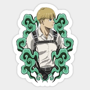 attack - armin arlert Sticker